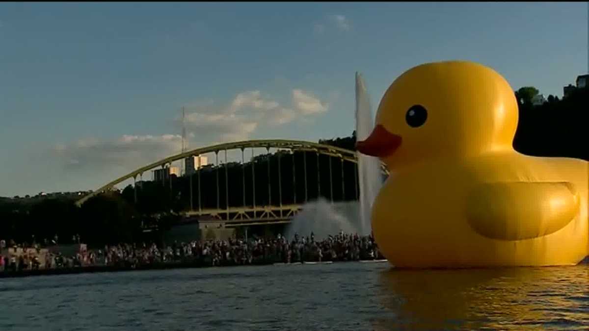 giant duck float