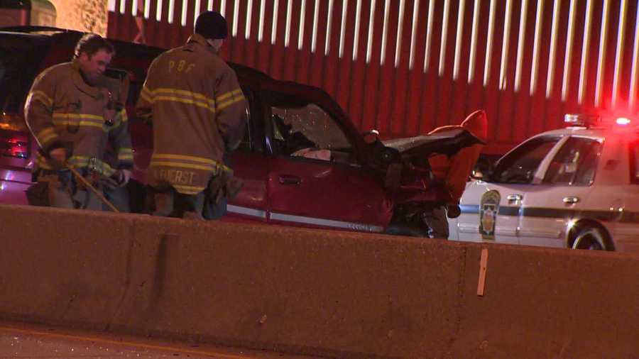 In photos Parkway East wrongway crash