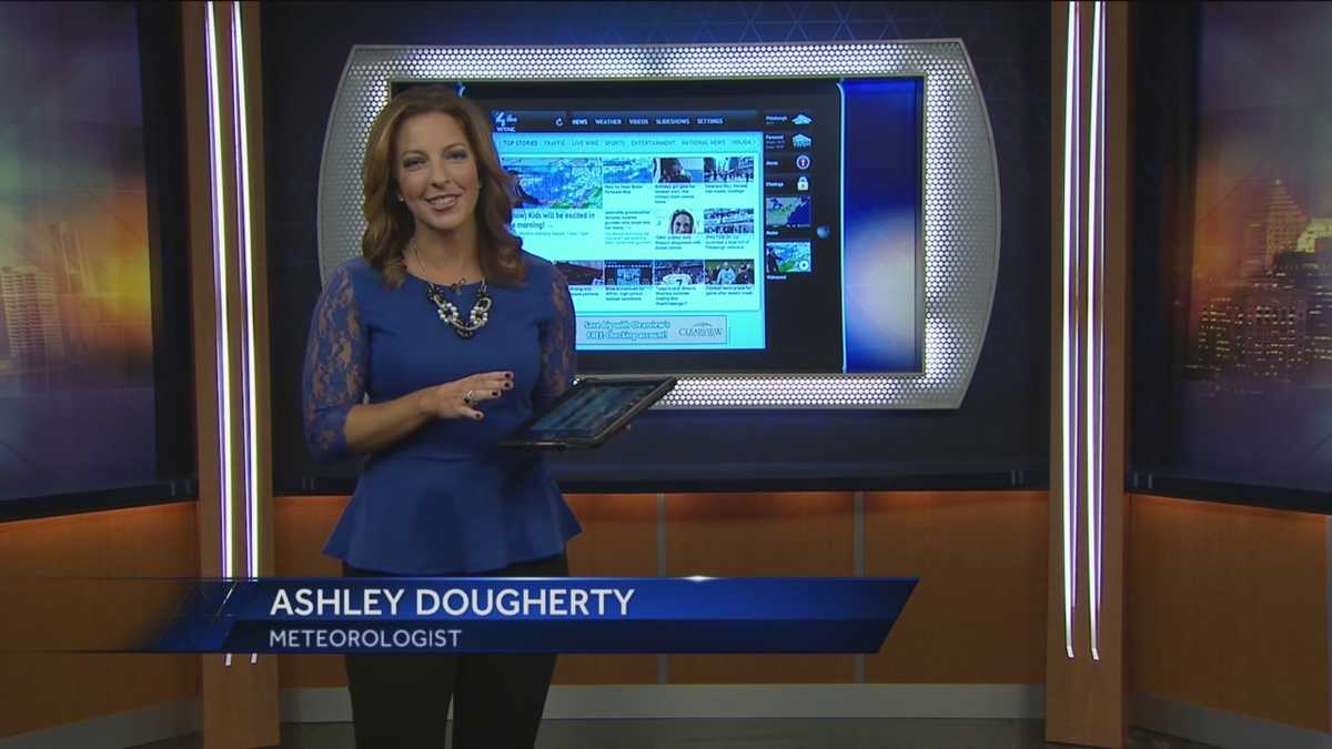 Ashley Dougherty Demos WTAE Mobile App Weather Features