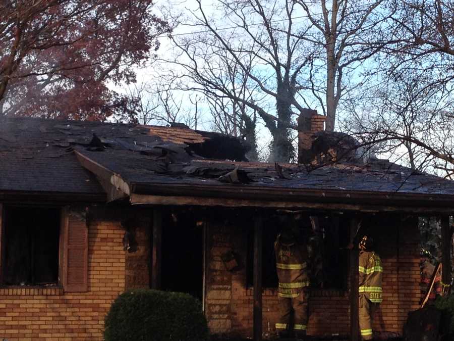 Photos Fire destroys house in Baden