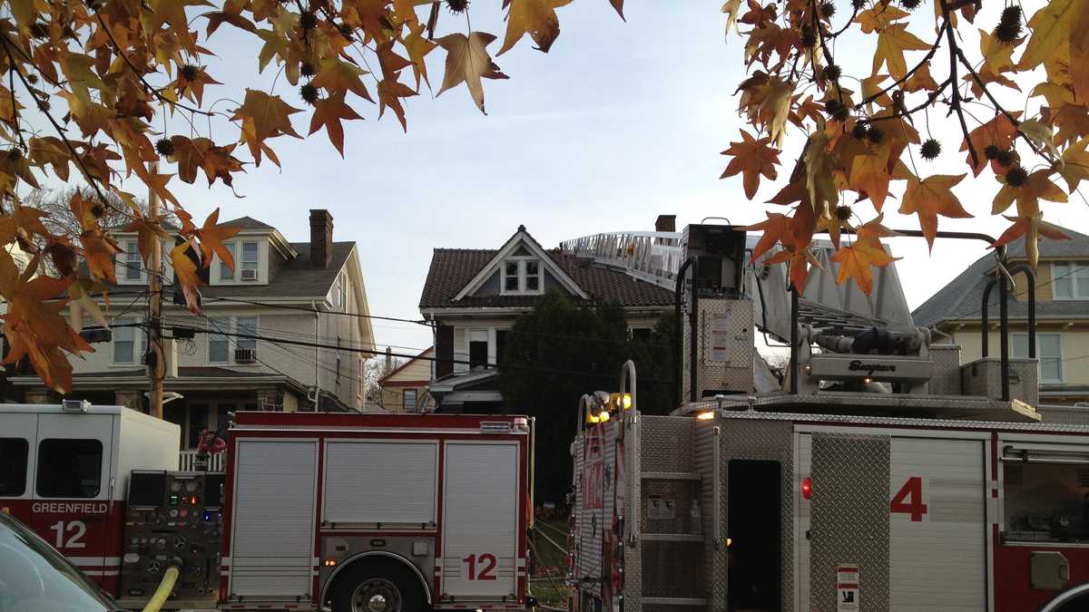Photos: House fire in Squirrel Hill