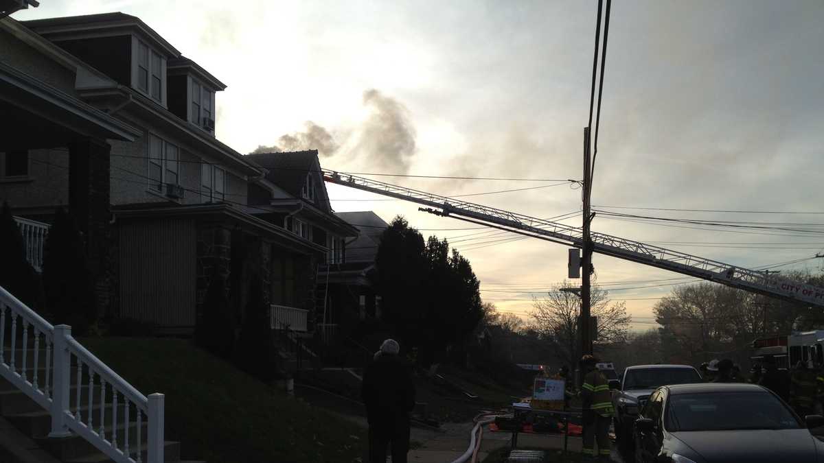 Photos: House fire in Squirrel Hill