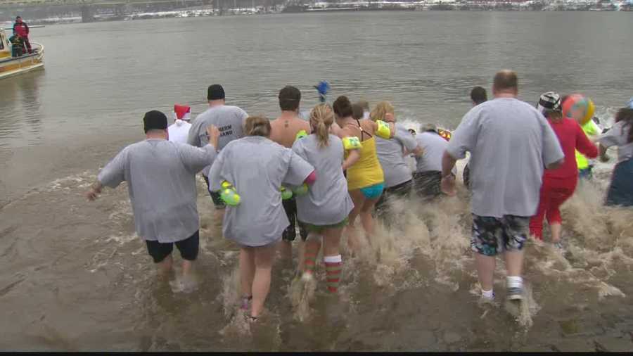 Polar plunge Freezing for a reason