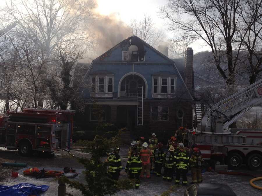 Photos Fire damages 2 businesses