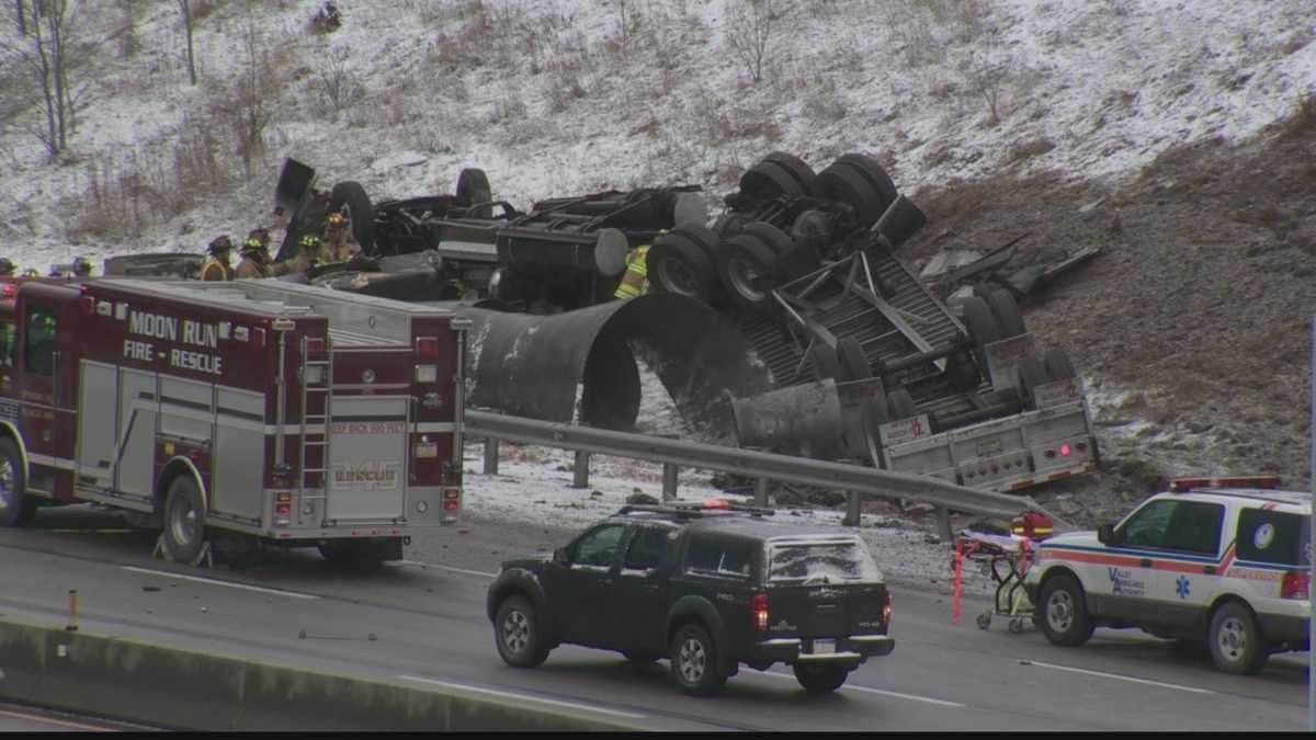 Driver Killed In Tractor Trailer Rollover On Parkway West 4797