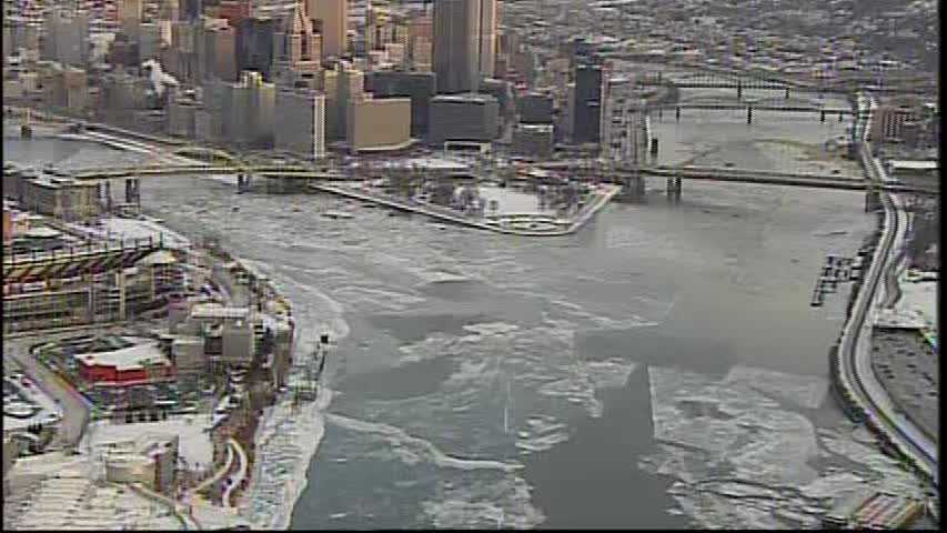 Photos: Arctic blast puts Pittsburgh's 3 rivers on ice