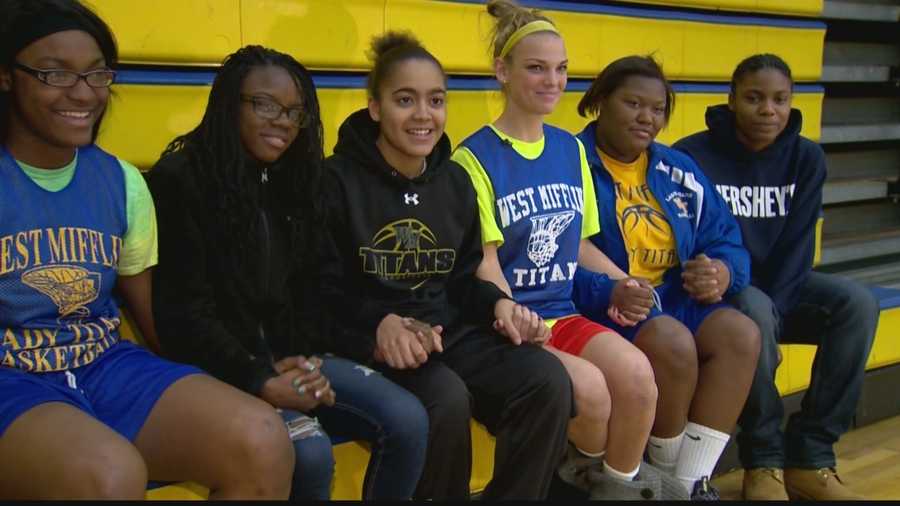 Taylor Thomas and her West Mifflin basketball teammates use the saying, "Hold the rope," to express how they play together and have each other's backs.