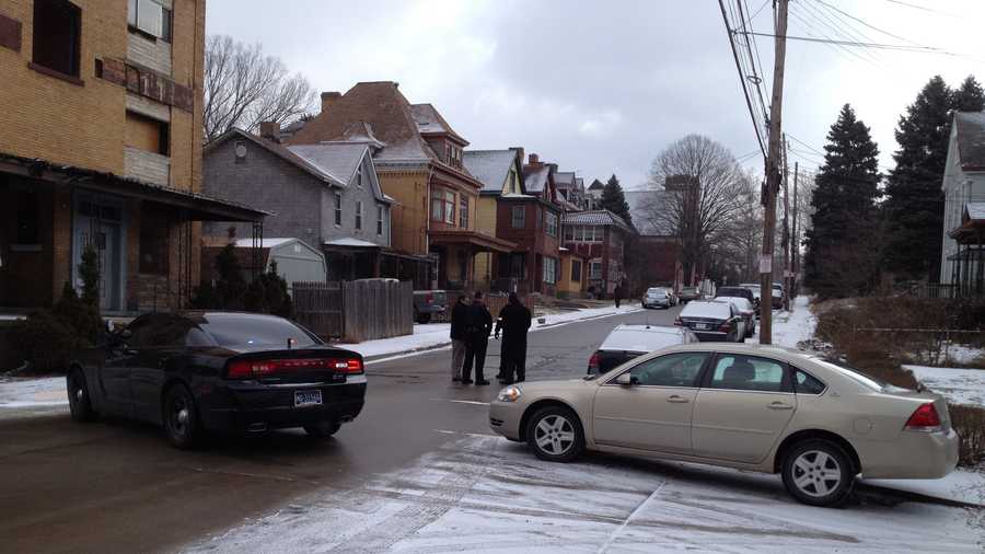 Allegheny County homicide detectives investigated a shooting on the 900 block of South Avenue in Wilkinsburg on Tuesday morning.