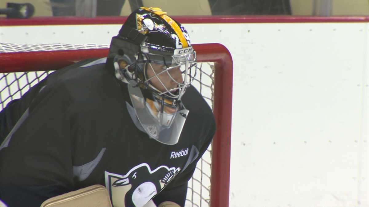 Marc-Andre Fleury's Steelers-Themed Goalie Mask is the Coolest