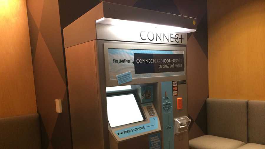 A ConnectCard can be loaded with Port Authority fare value at the machines in the downtown service center and at various T and busway stations.