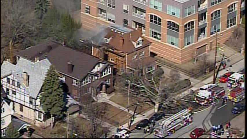 Photos: House fire in Squirrel Hill