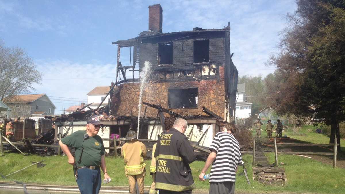 Photos Fatal fire in Franklin Township