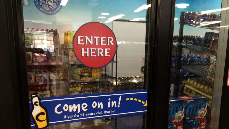 A walk-in beer cave is open to GetGo customers.