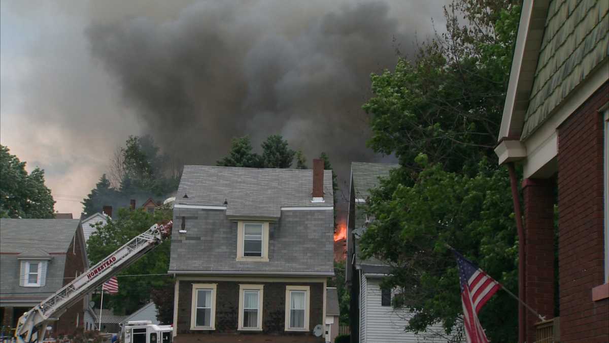 Photos Devastating fire destroys Mount Oliver homes
