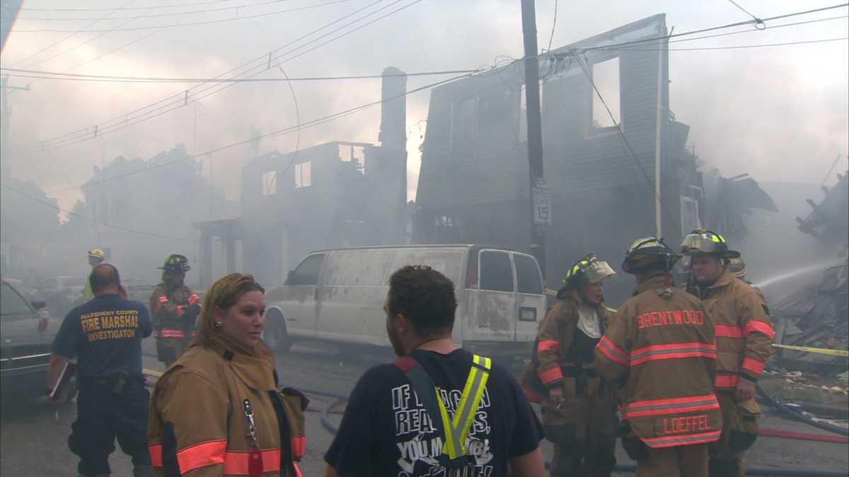 Photos Devastating fire destroys Mount Oliver homes