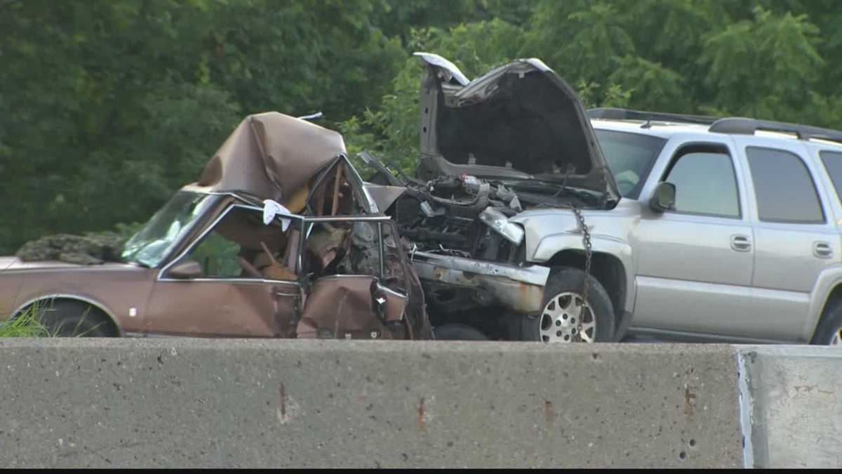 Man sitting on car goes airborne in Rt. 28 crash