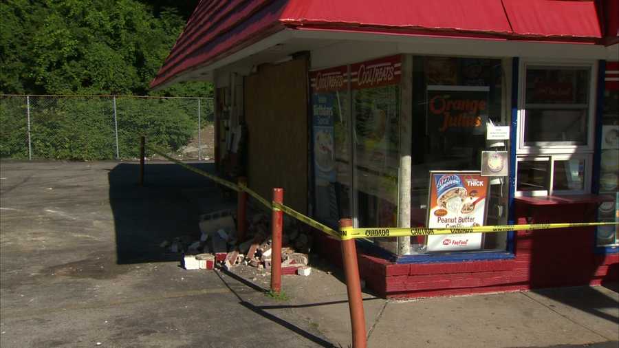 Photos Truck crashes into Dairy Queen