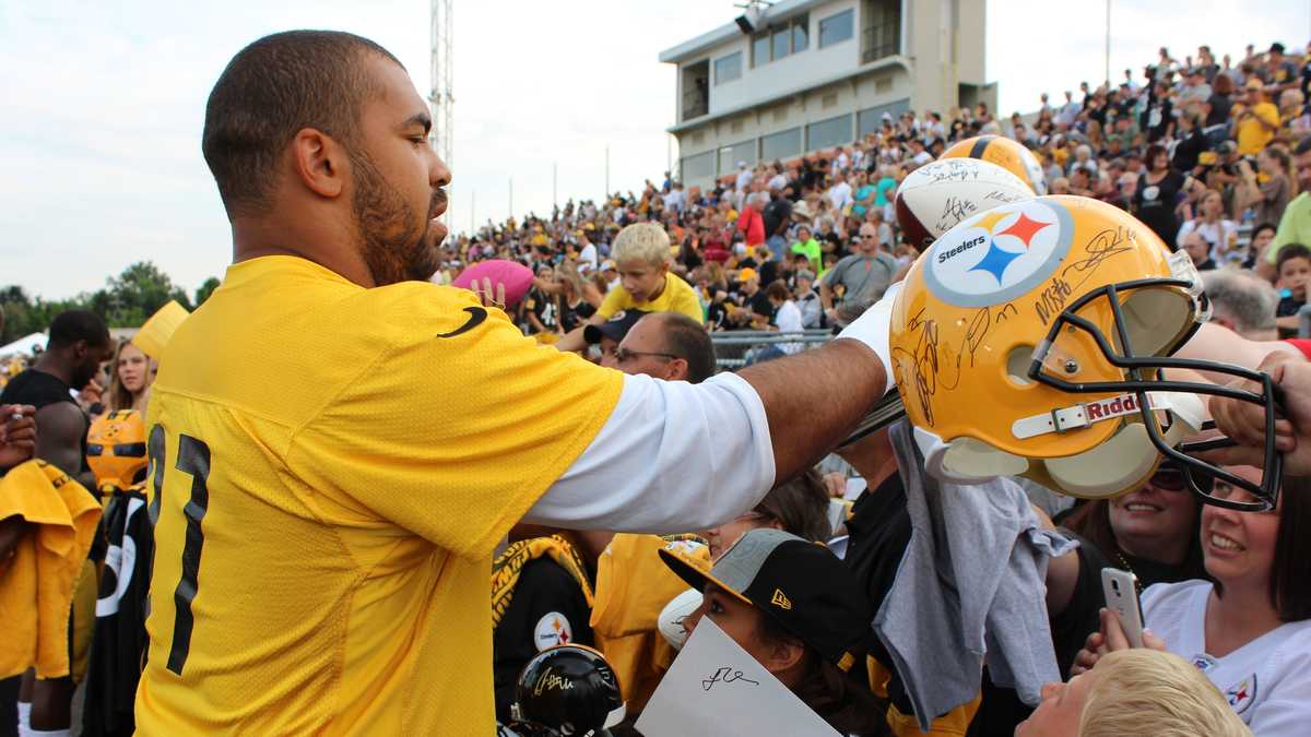 Cam Heyward with the Troy Polamalu - Pittsburgh Steelers