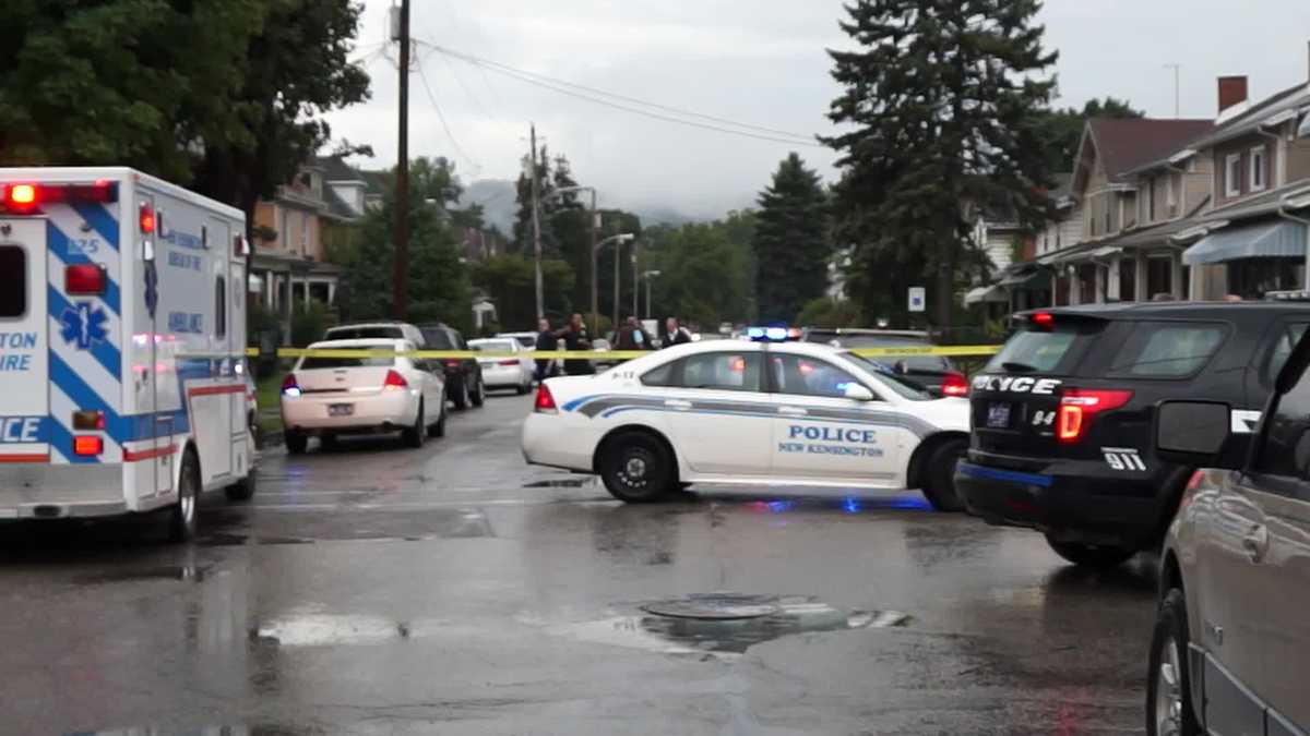 PHOTOS Police investigate double shooting in New Kensington