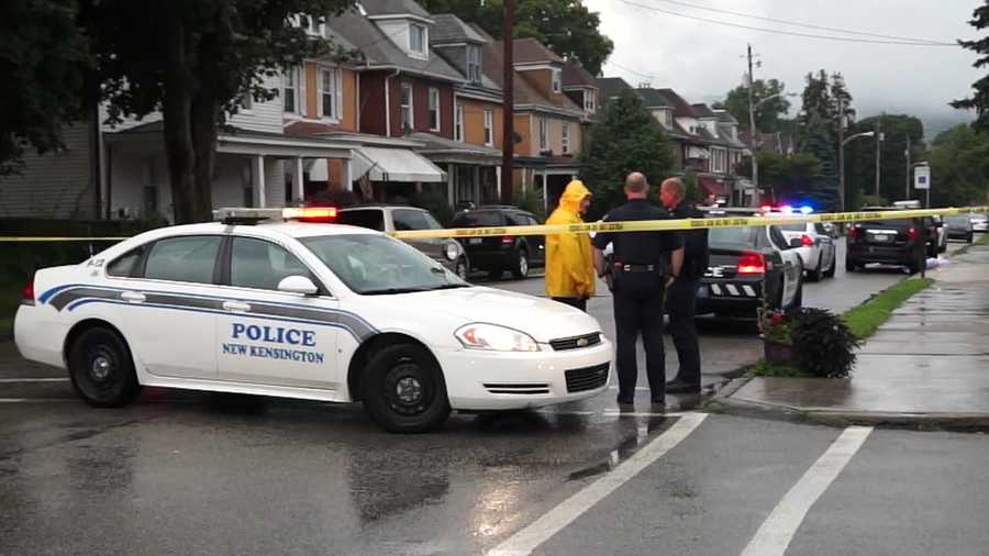 PHOTOS Police investigate double shooting in New Kensington