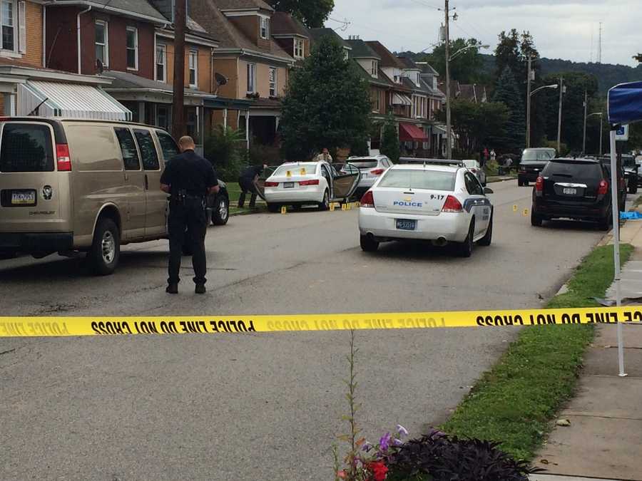 PHOTOS Police investigate double shooting in New Kensington