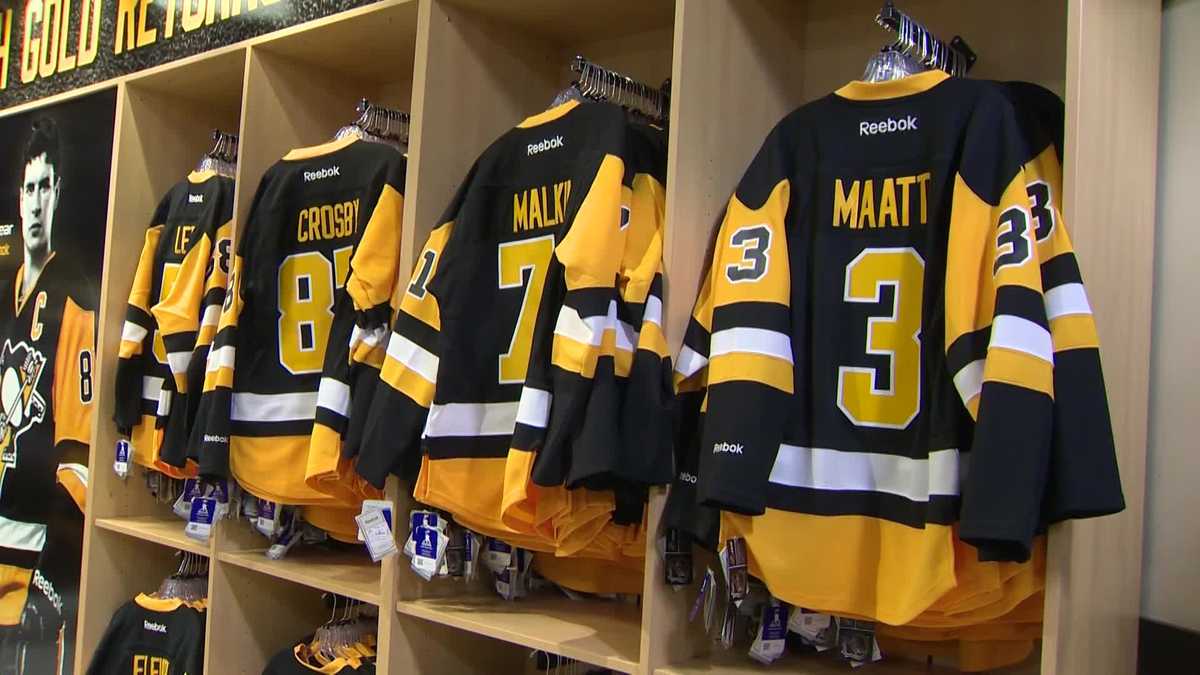 Photos: Penguins' new 3rd jersey marks return of 'Pittsburgh Gold'