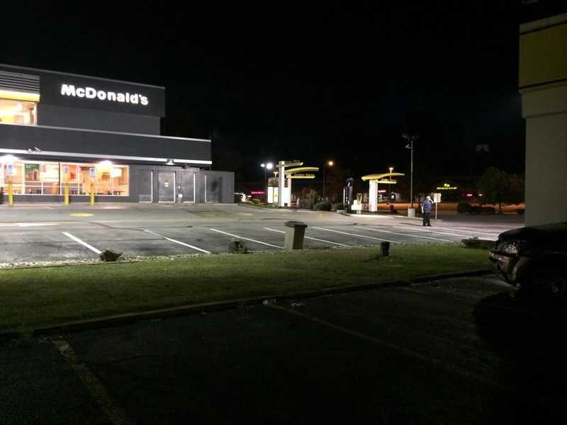 Photos Car crosses embankment from McDonald's, smashes into garage on Rt. 22