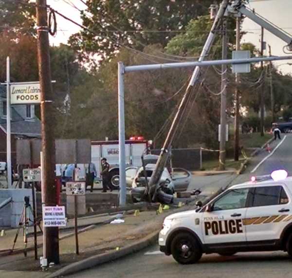 Photos Penn Hills crash injures crossing guard