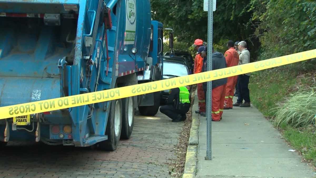 Crime scene photos Pittsburgh garbage collector slain