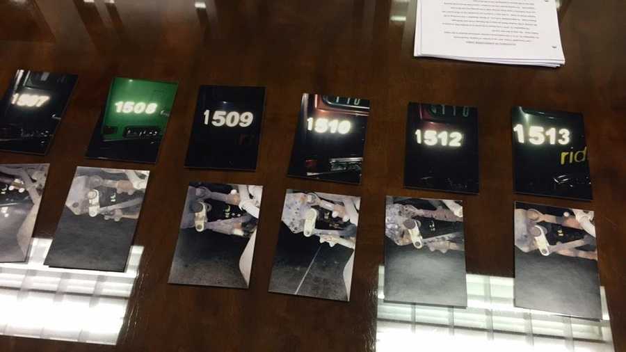 Surveillance photos Port Authority bus goes over I279 hillside