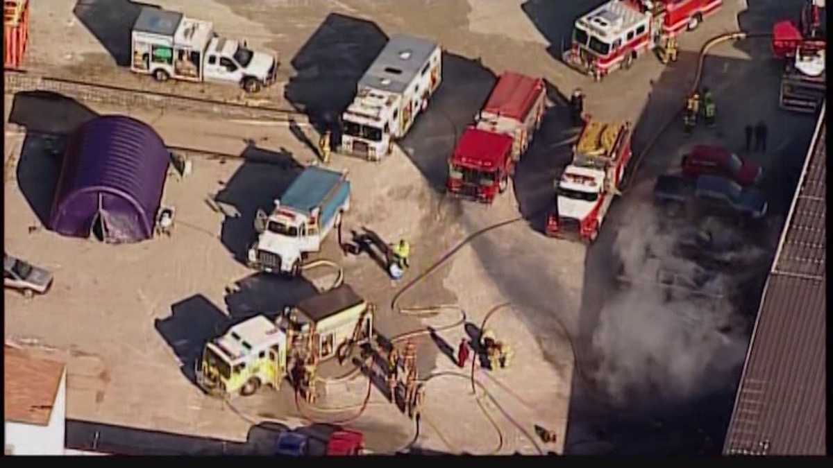 Fayette County firefighters battle blaze in frigid morning temperatures