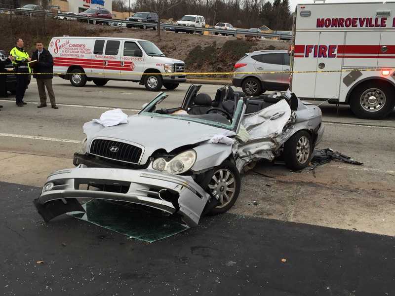 Photos: Fatal Crash Involving Monroeville Police Car