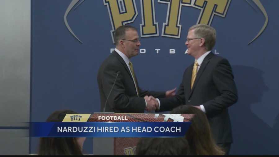 Pittsburgh's Action Sports Director Andrew Stockey has the latest on Friday's announcement by the University of Pittsburgh in naming Pat Narduzzi as its new head football coach.