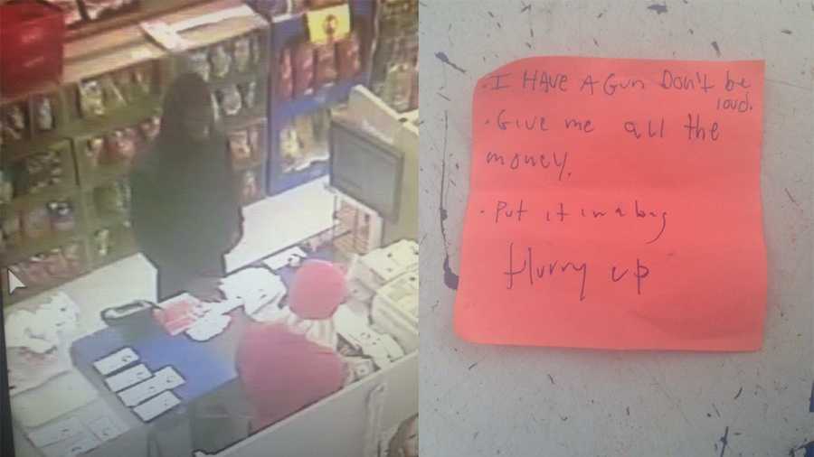 Surveillance images from Family Dollar on Main Street in Sharpsburg.
