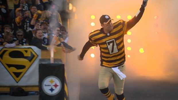 steelers striped throwback jersey