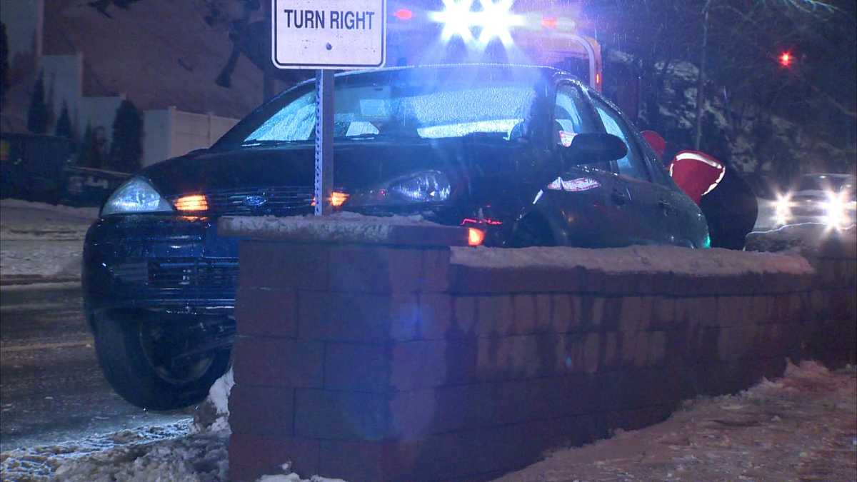 Photos: Car crashes outside Eat 'n Park on Banksville Road