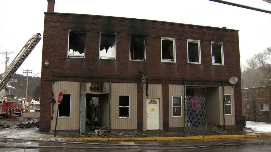 Photos Fire at Walker's Market building in Aliquippa