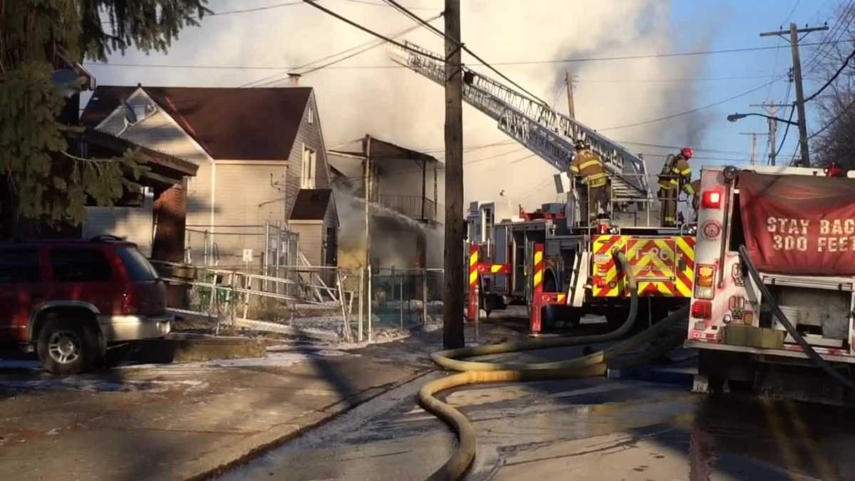 In photos: Large, smoky house fire in Carrick