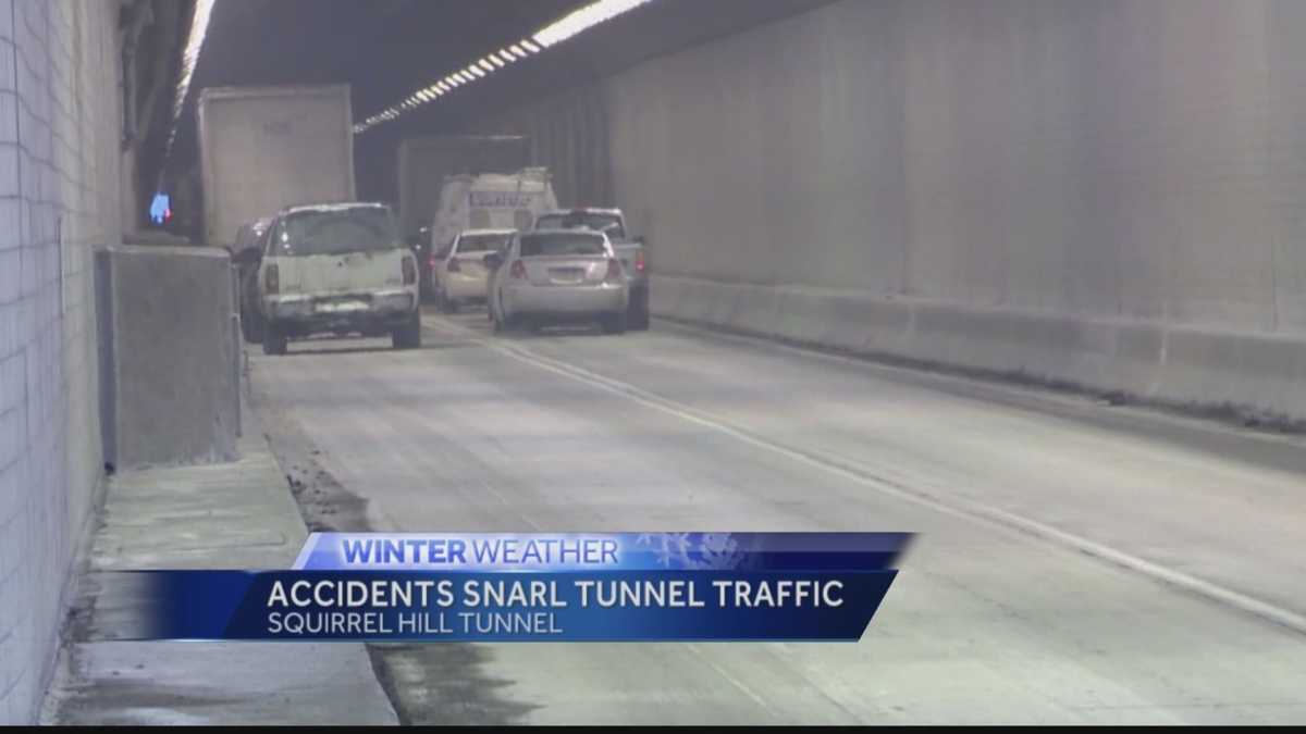 Drivers in multiple Squirrel Hill Tunnel crashes cite icy conditions