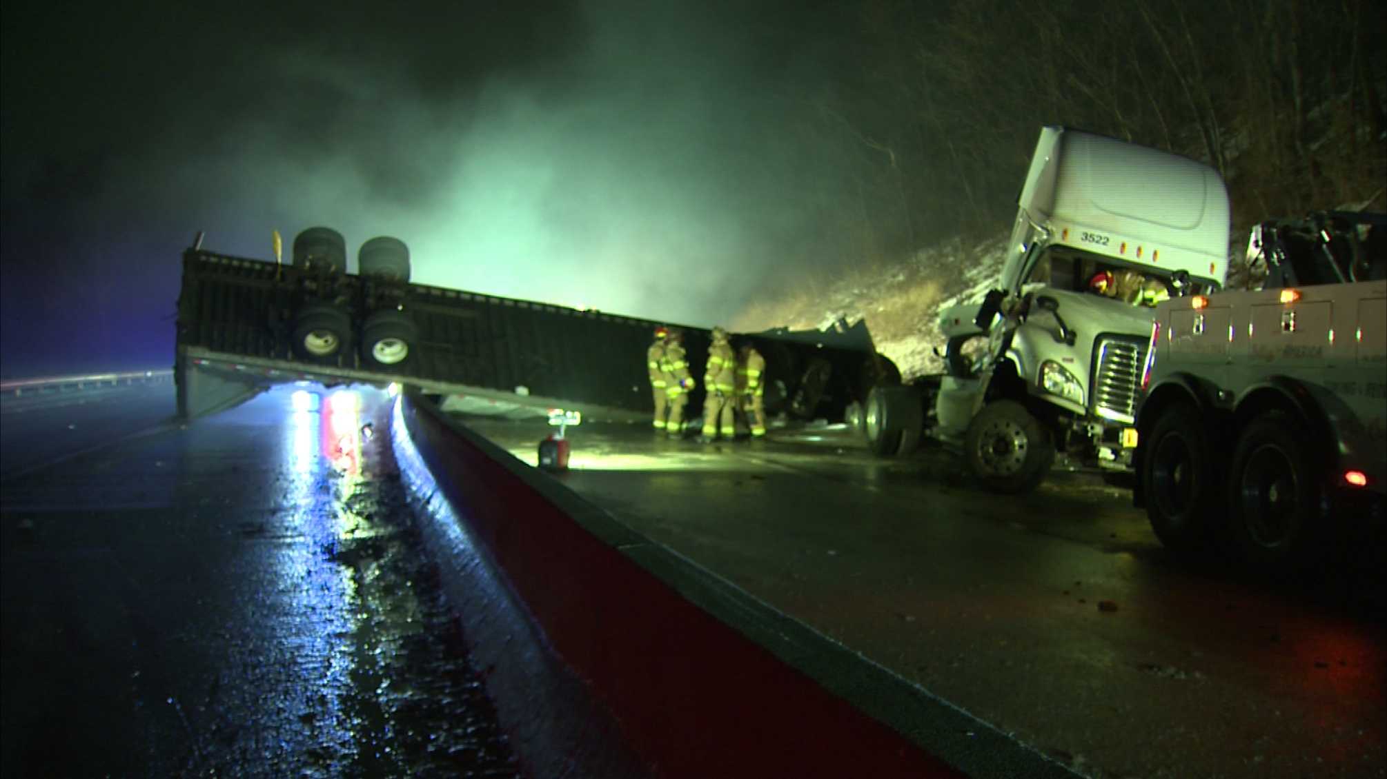 I-70 Tractor-trailer Accident