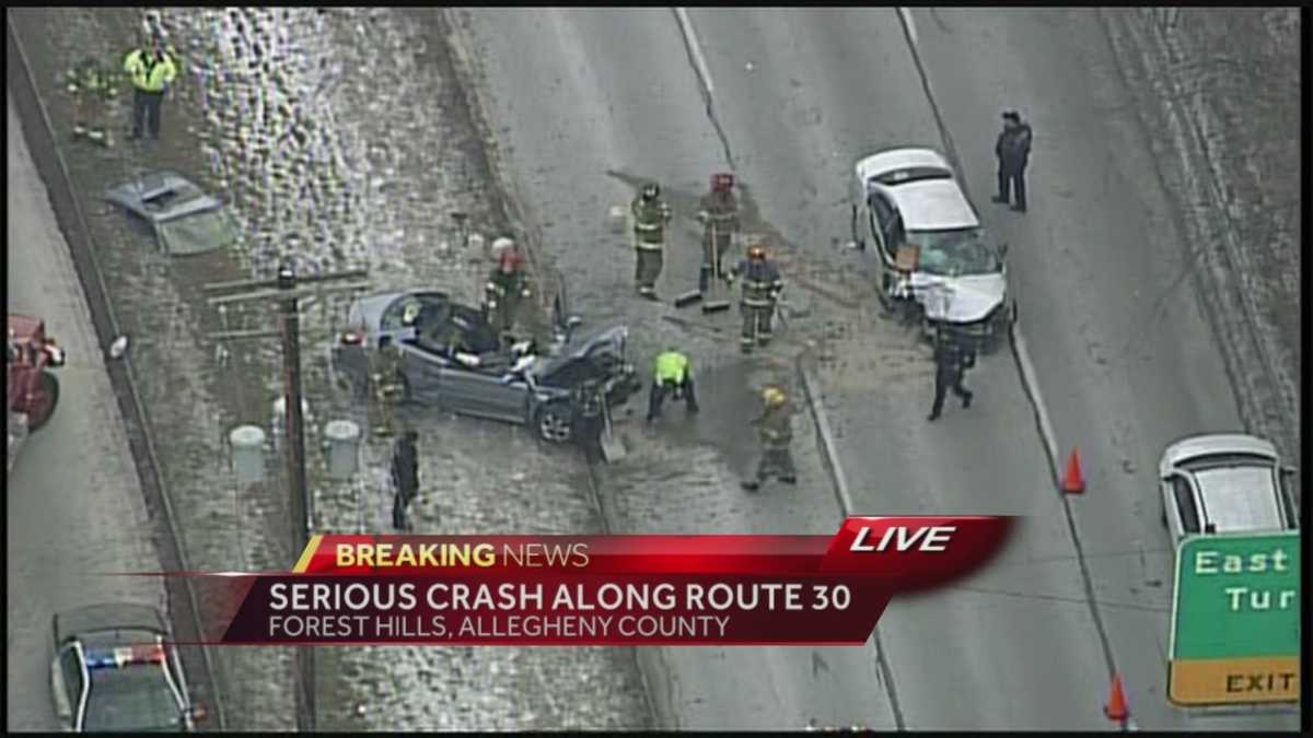 At least 4 injured in 3car Ardmore Blvd. crash