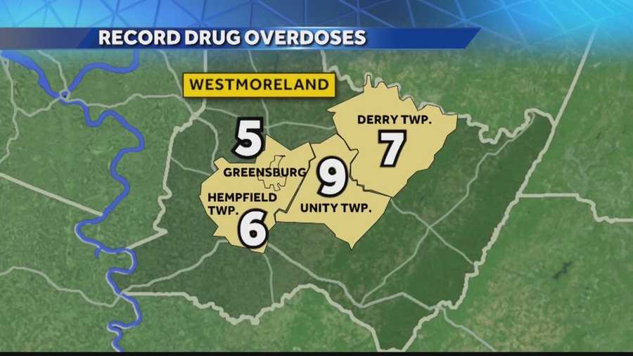 A record number of deaths involving suicides and accidental drug overdoses in Westmoreland County.