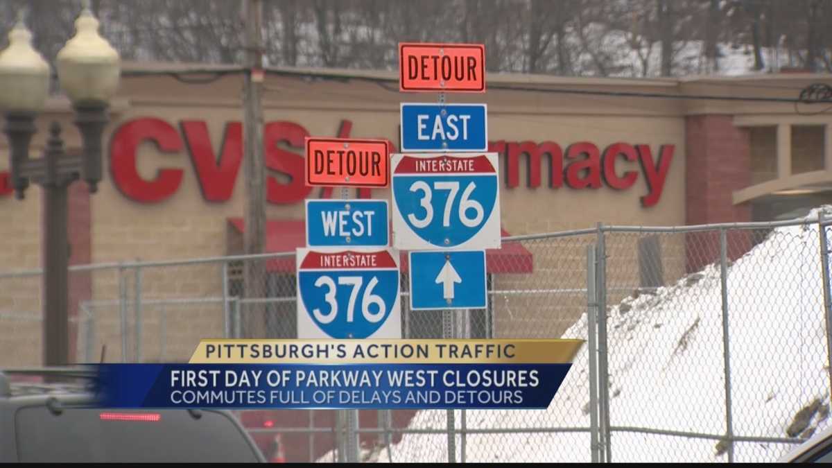 Next phase of I-376/Parkway West construction underway