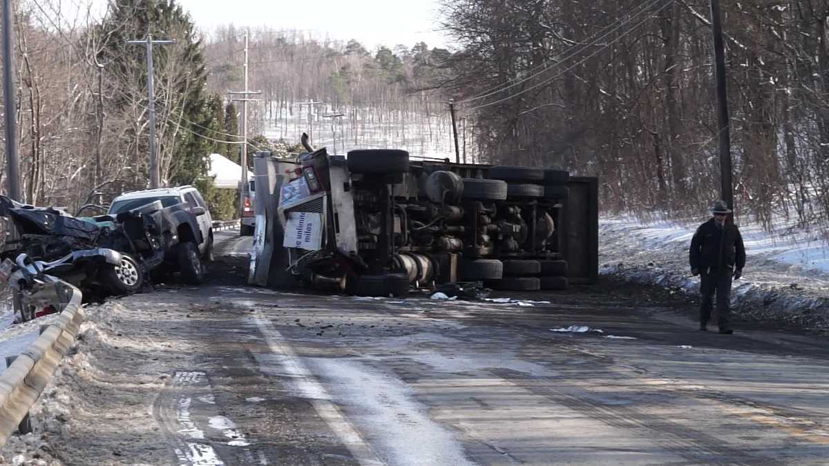 Rt. 422 reopens following coal truck crash