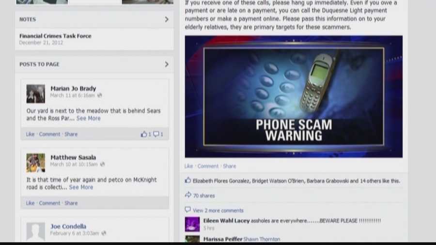 Ross Township police issue warning to residents via social media