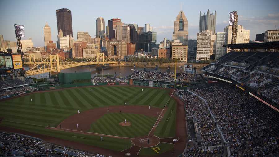 Pittsburgh Pirates PNC Park Stadium Map Digital Download 