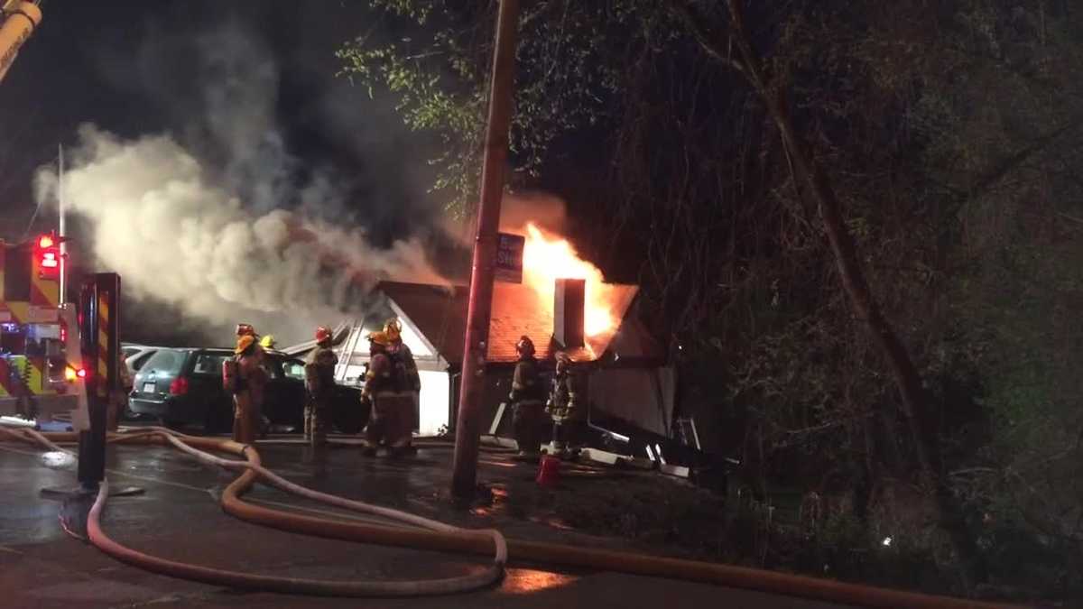 Photos Two people, pets inside when Penn Hills home caught fire