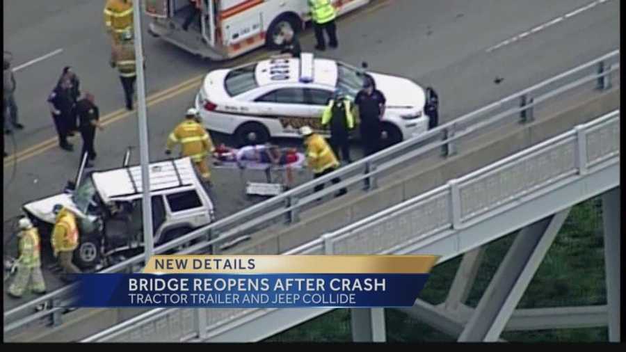 Homestead Grays Bridge reopened following crash