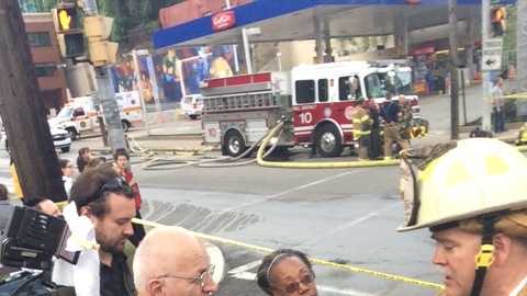 Photos: Large fire destroys building in Squirrel Hill business district
