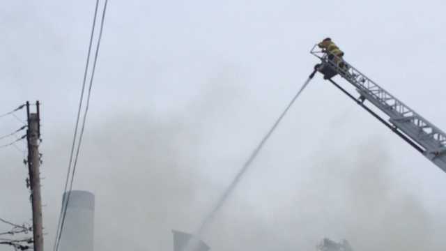 Photos: Large fire destroys building in Squirrel Hill business district